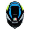 AGV K5 S MPLK Core helma černá/azurová/fluo-žlutá vel.XS